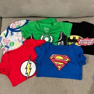 Justice league boys onesie